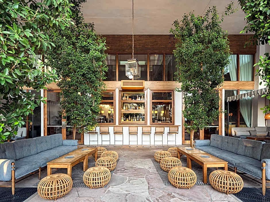 Outdoor patio bar and lounge